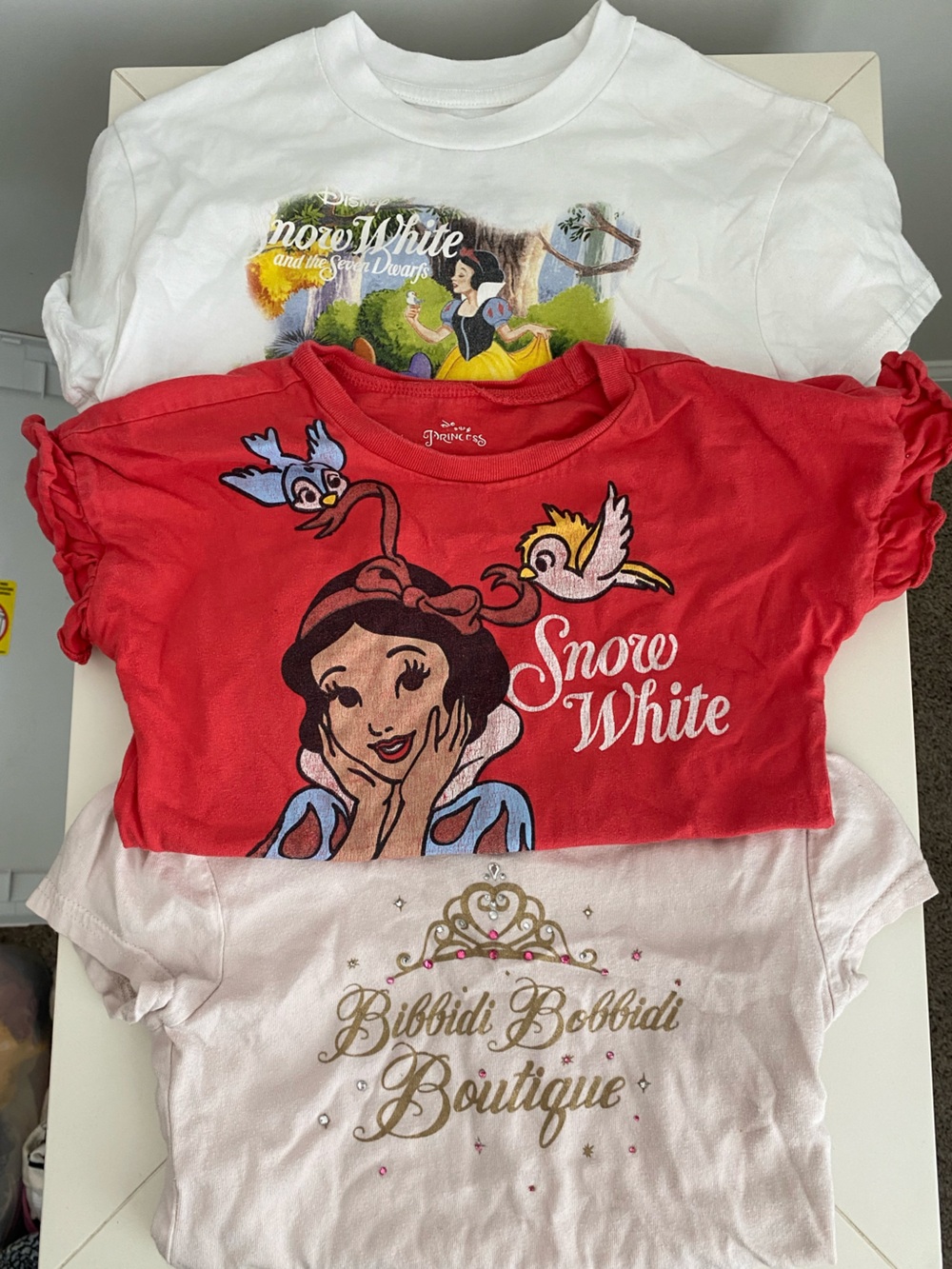Disney girls Set Snow White shirt sleeve tees